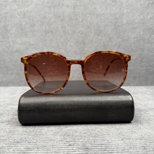 Vintage Sanford Hutton Colors in Optics Y2K Sunglasses Tortoise Round 1987 USA
